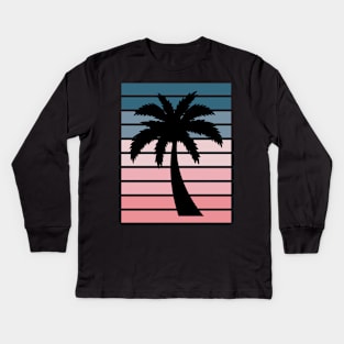 California Palm Beach Pastel Collection Kids Long Sleeve T-Shirt